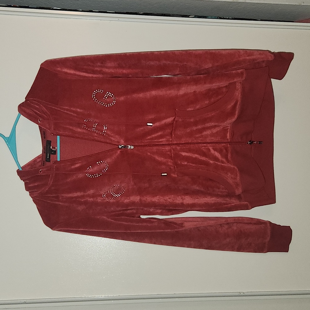 BCBG velour jacket -used